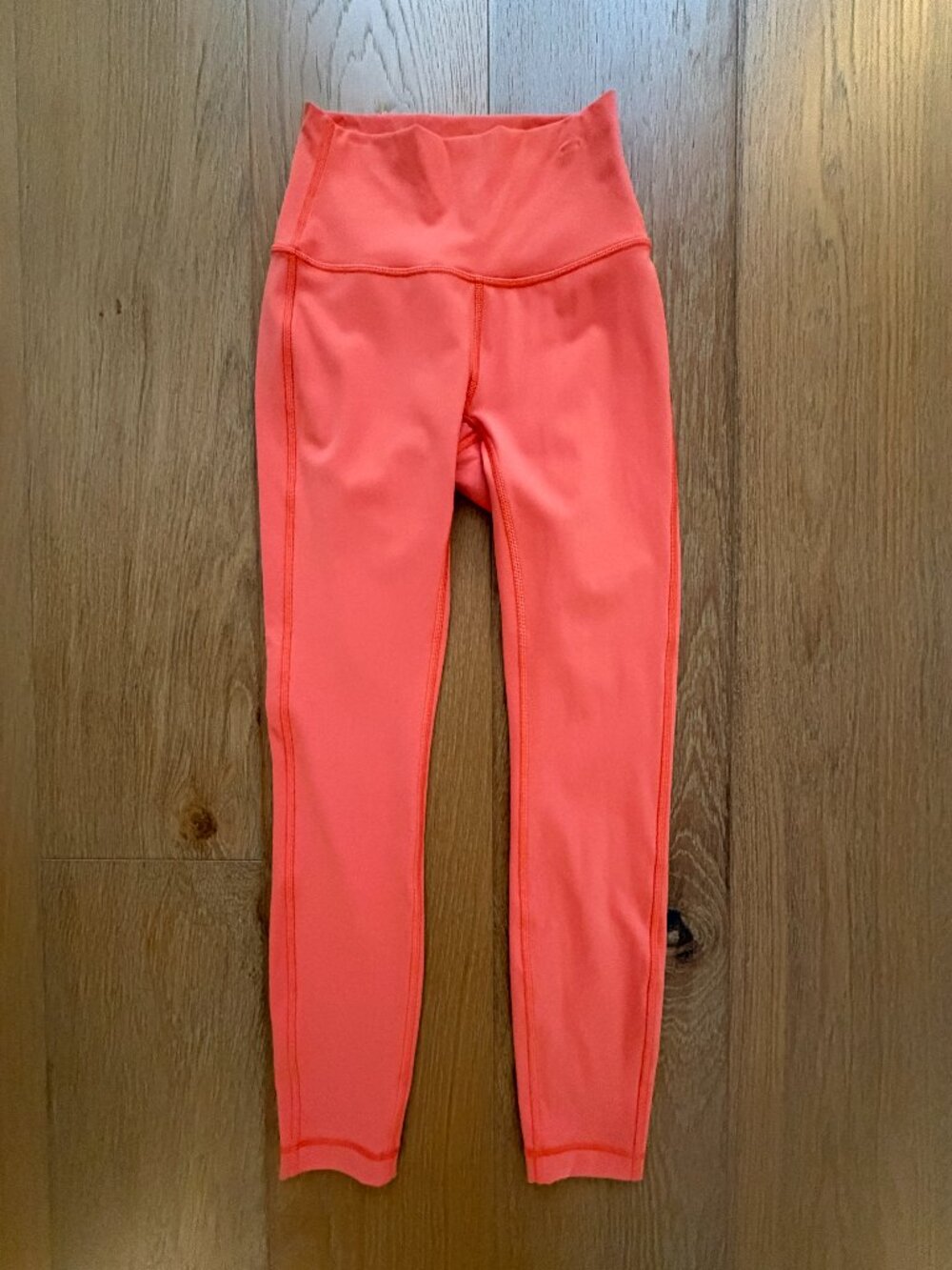 Lululemon Women's Wunder Under Orange Soda Luxtreme Leggings Size 2